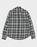 Vintage Ed Hardy Buffalo Embroidered Plaid Long Sleeve Flannel Shirt - M