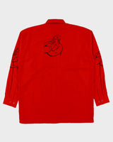 Vintage 1990s Platinum FUBU Fat Albert Long Sleeve Baggy Shirt - L