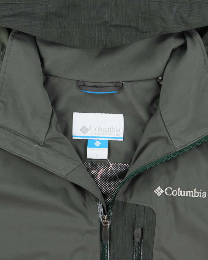 Vintage Columbia Forest Green Omni-Tech Soft Shell Mountaineering Jacket - XL