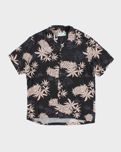 Vintage Two Palms Pineapple Printed Hawaiian Shirt - L