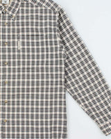 Vintage 90s Columbia Check Long Sleeve Shirt - M