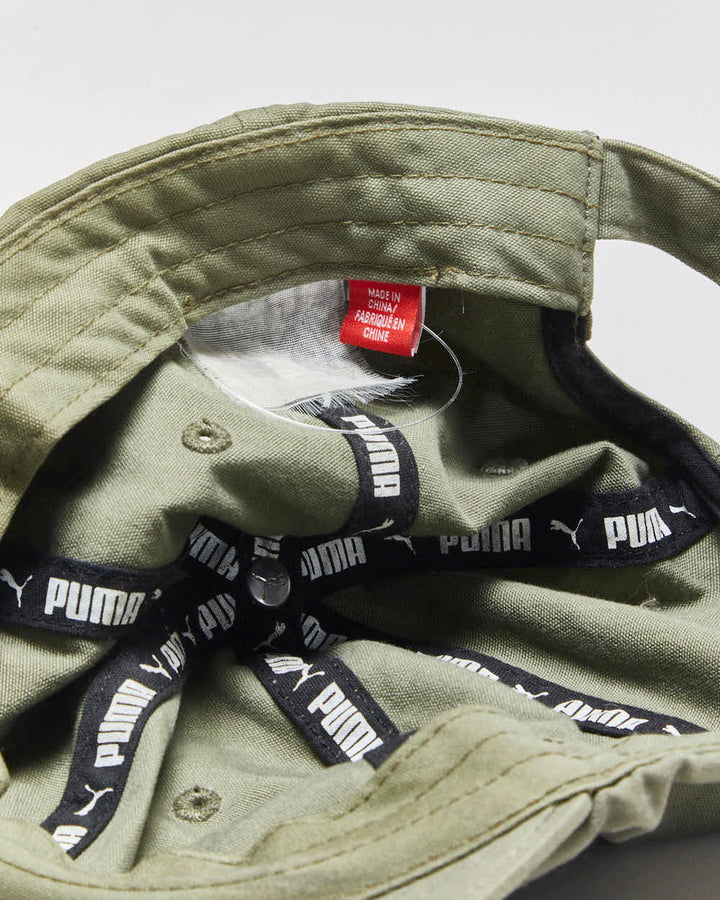 Vintage Y2K 00s Puma Khaki Canvas Baseball Cap - OS