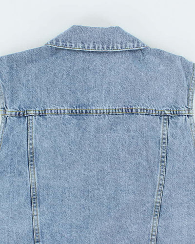 Vintage 2000's Celine Light Wash Denim Gilet - M