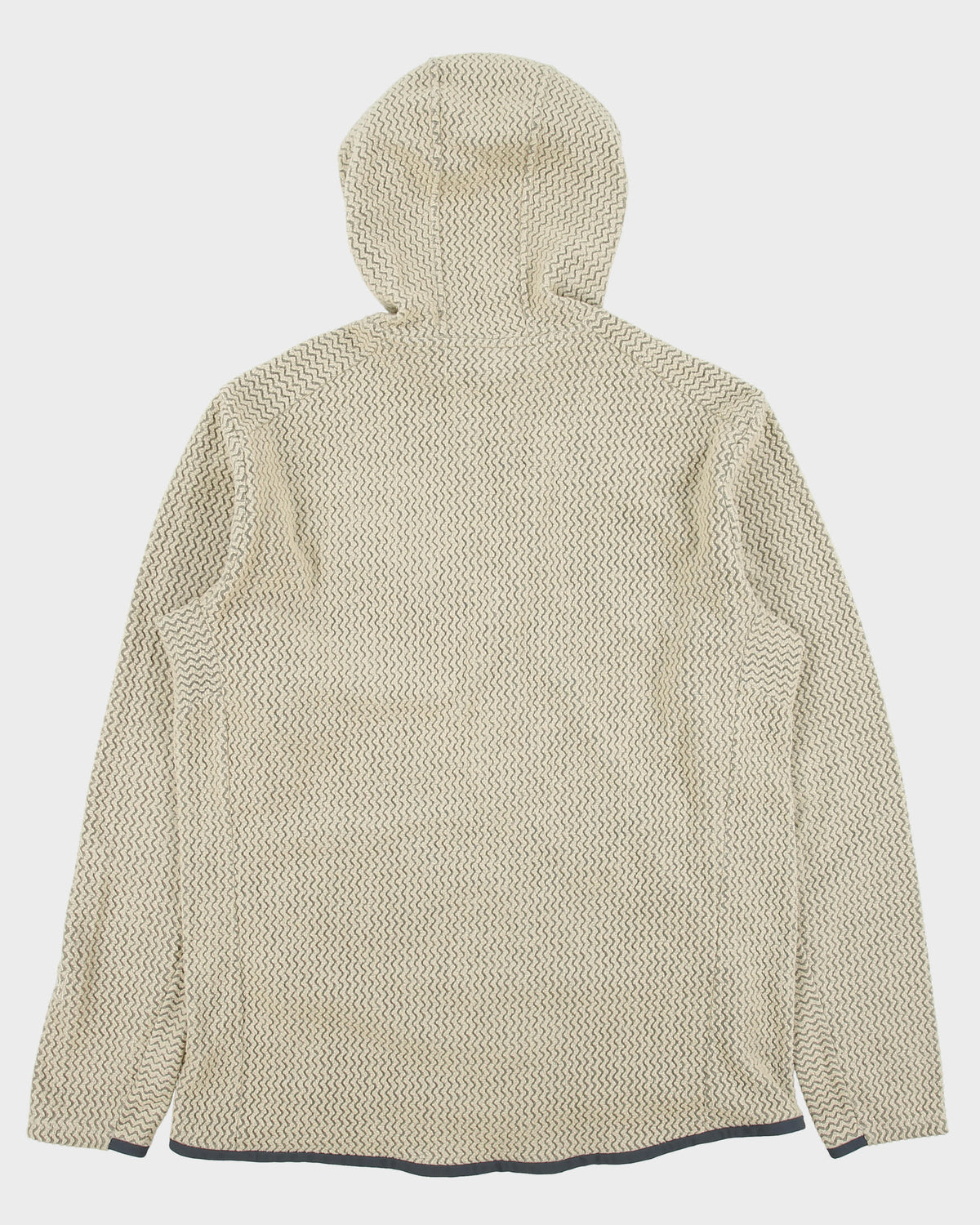 Patagonia R1 Air Desert Khaki Recycled Full-Zip Fleece Hoodie - L