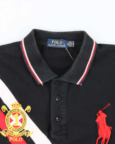 Vintage Y2K Ralph Lauren Big Embroidered Horse Polo Shirt - XL