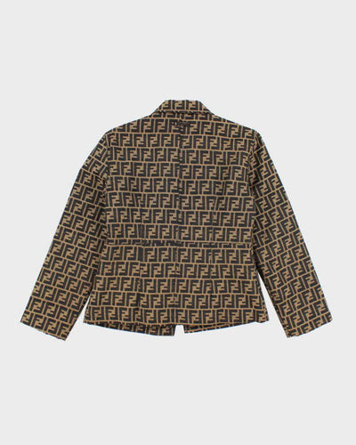Fendi Logo Patterned Jacket - XS