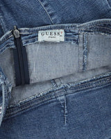 Vintage Y2k 00s Guess Denim Halter Neck Top - S