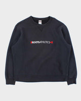 Vintage 1990s Roots Athletics Crewneck Sweatshirt - L