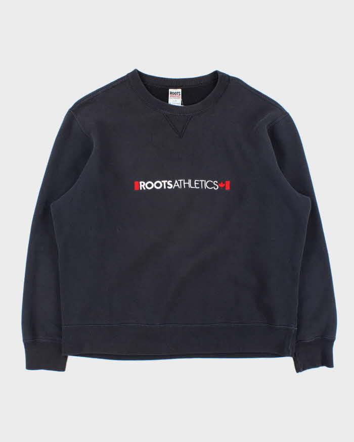 Vintage 1990s Roots Athletics Crewneck Sweatshirt - L