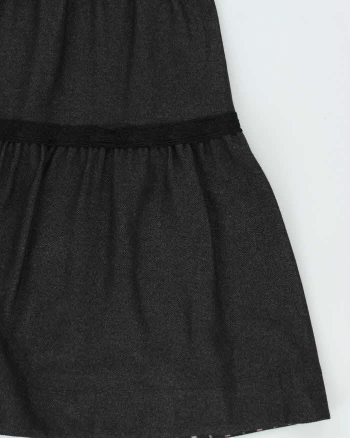 Vintage Chaie &amp; Yun Silk Angora &amp; Wool Blend Skirt - S