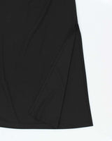 Vintage 1990s Galleria Cowl Neck Double Leg Split Dress - S