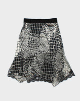 Vintage Y2k 2000s Morgan De Toi Handkerchief Hem Skirt -XS