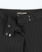 Vintage Y2k 00s Guess Jeans Stripe Silky Trousers - W27 L31