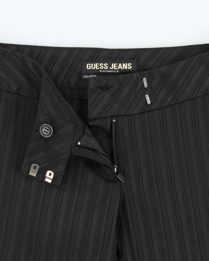 Vintage Y2k 00s Guess Jeans Stripe Silky Trousers - W27 L31