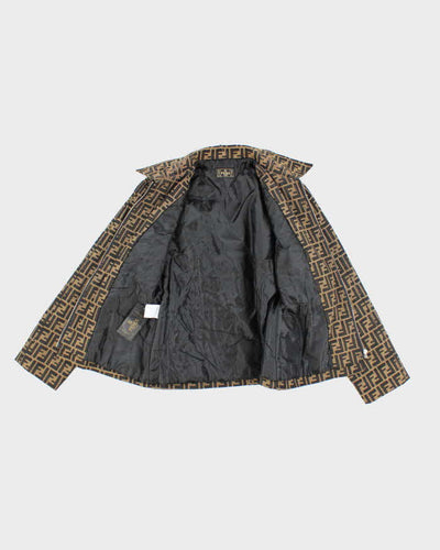 Fendi Logo Patterned Jacket - XS
