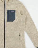 Patagonia R1 Air Desert Khaki Recycled Full-Zip Fleece Hoodie - L