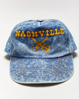 Vintage 90's Embroidered Nashville Denim Snapback - OS