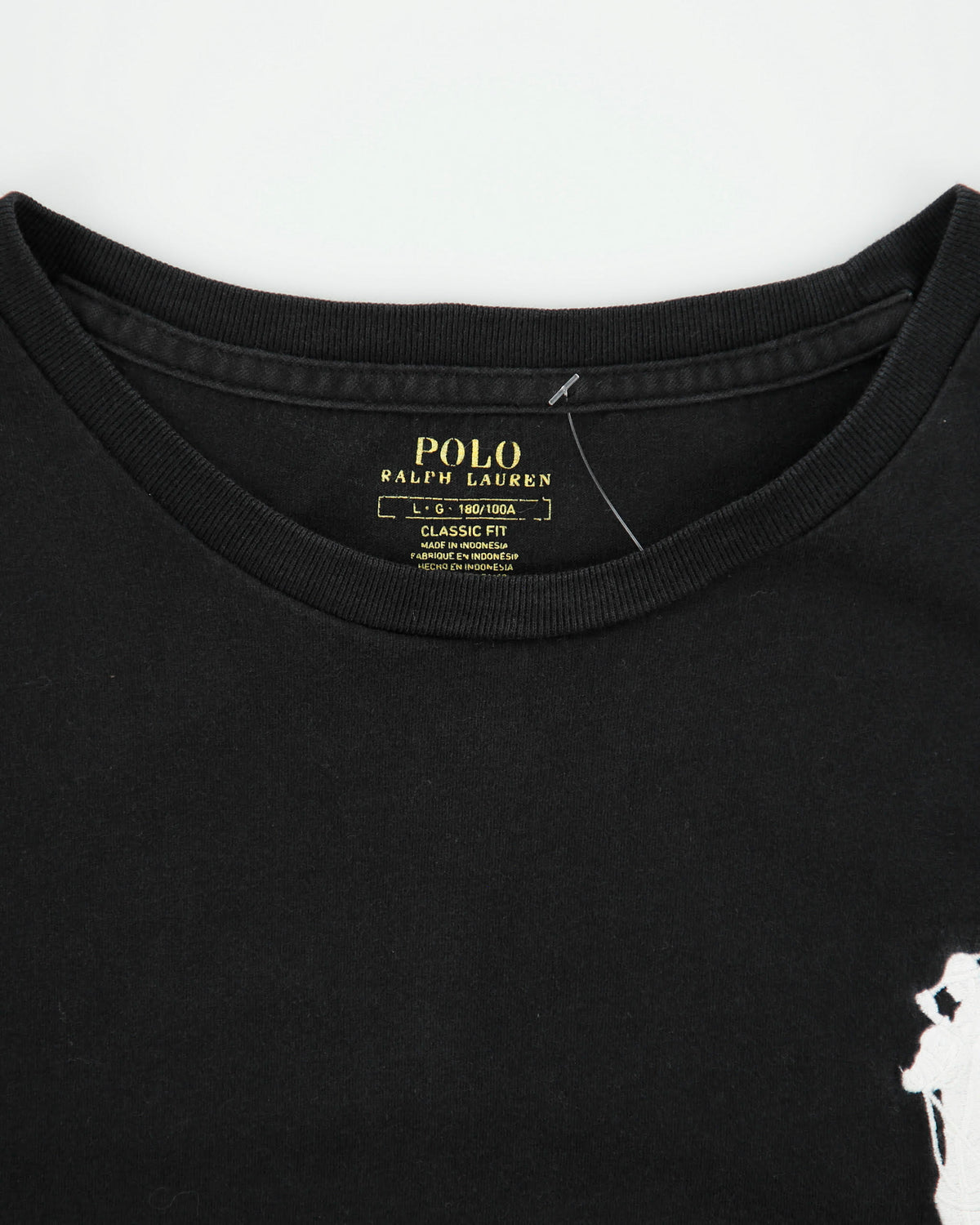 Vintage Polo Ralph Lauren Big Pony Heavyweight Single Stitch Classic Fit Crewneck T-Shirt - L