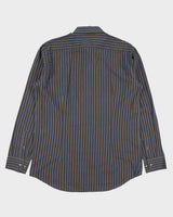 Vintage Etro Lightweight Striped Long Sleeve Shirt - L