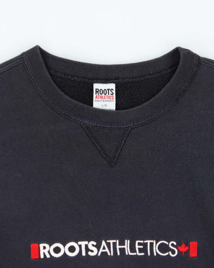 Vintage 1990s Roots Athletics Crewneck Sweatshirt - L