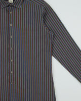 Vintage Etro Lightweight Striped Long Sleeve Shirt - L