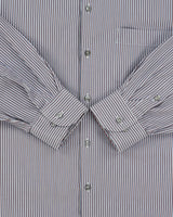 Vintage 1990s Giorgio Armani Striped Long Sleeve Shirt - XL