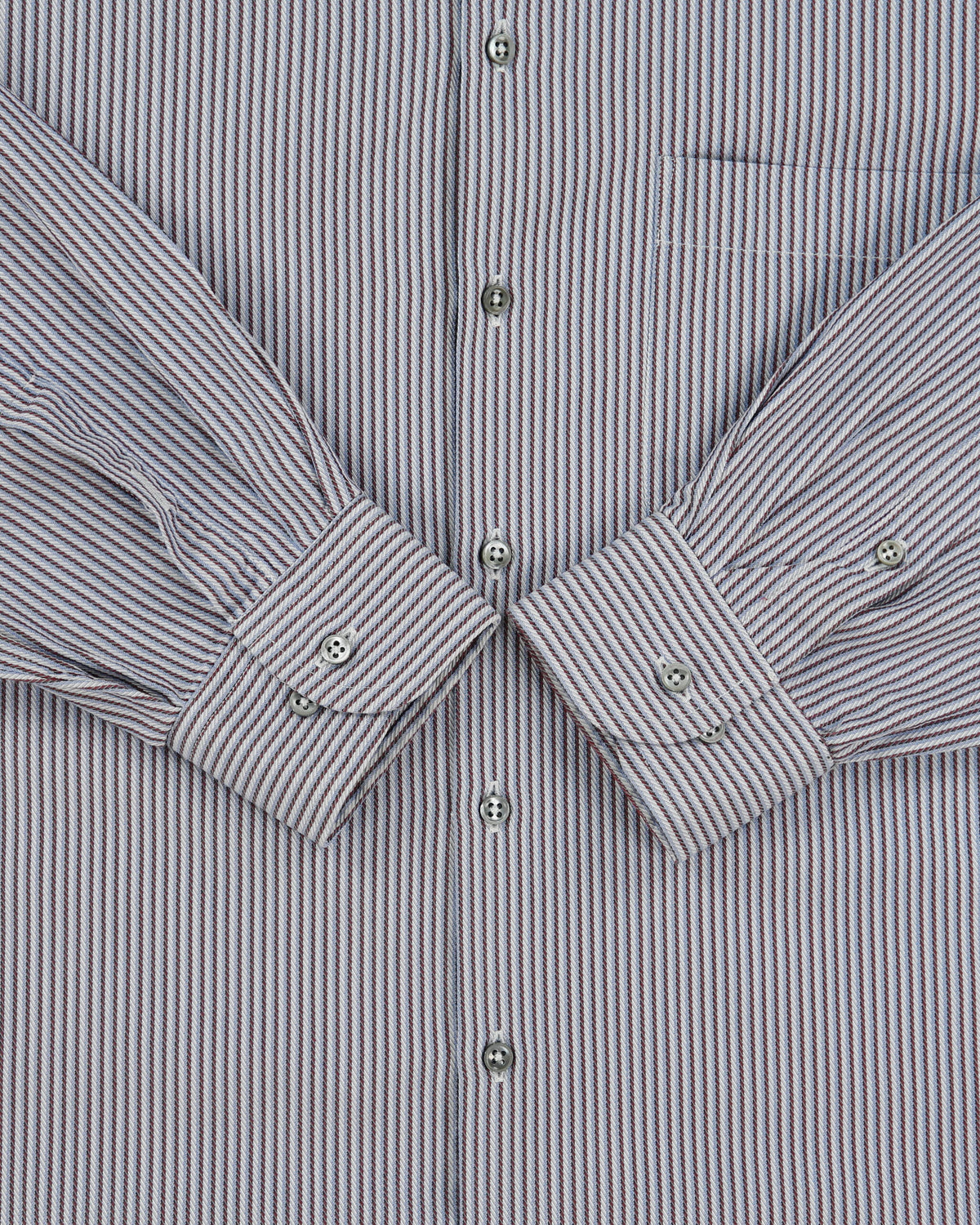 Vintage 1990s Giorgio Armani Striped Long Sleeve Shirt - XL