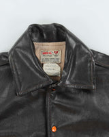 Vintage 1960s Harv-al Sportwear Ponyhide Leather Baseball Jacket - XL