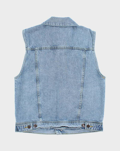Vintage 2000's Celine Light Wash Denim Gilet - M