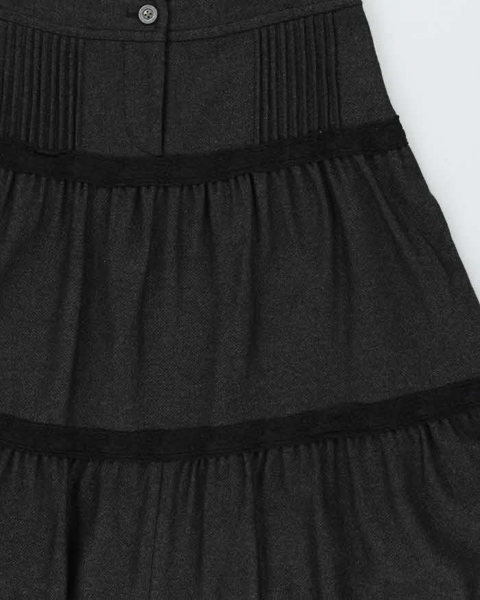 Vintage Chaie &amp; Yun Silk Angora &amp; Wool Blend Skirt - S
