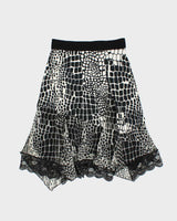Vintage Y2k 2000s Morgan De Toi Handkerchief Hem Skirt -XS
