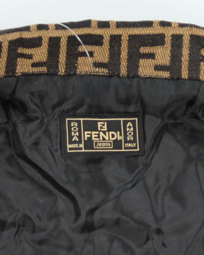 Fendi Logo Patterned Jacket - XS