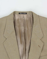 Vintage 1980s Valentino Uomo Wool Houndstooth Check Single Breasted Blazer - XXL