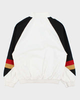 2022 Adidas Deutscher Fussball-Bund Embroidered Icon Canvas Quarter-Zip Pullover Jacket - S
