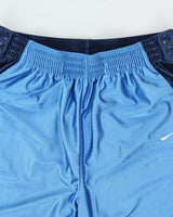 Vintage Y2K 00s Nike Shimmer Popper Tracksuit Bottoms - L