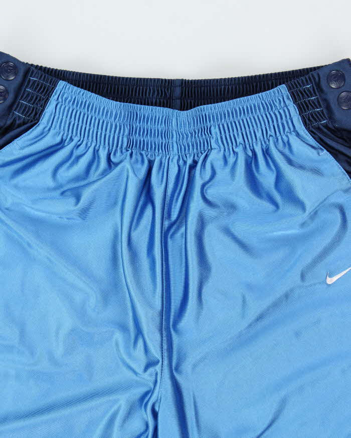 Vintage Y2K 00s Nike Shimmer Popper Tracksuit Bottoms - L