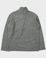 Patagonia Marl Grey Better Sweater Quarter-Zip Fleece - L