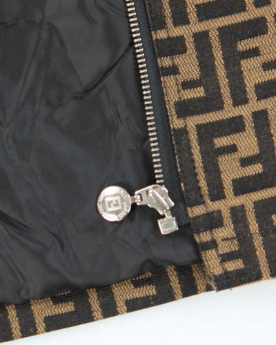 Fendi Logo Patterned Jacket - XS