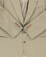 Vintage 1980s Valentino Uomo Wool Houndstooth Check Single Breasted Blazer - XXL