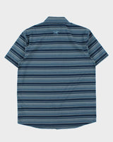 2020 Arc'teryx Striped 'Brohm' Embroidered Bird Short Sleeve Shirt - L