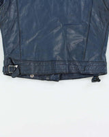 Vintage 1970s Lewis Leather AviaKit Cyclone Horsehide Made In England Biker Jacket - M