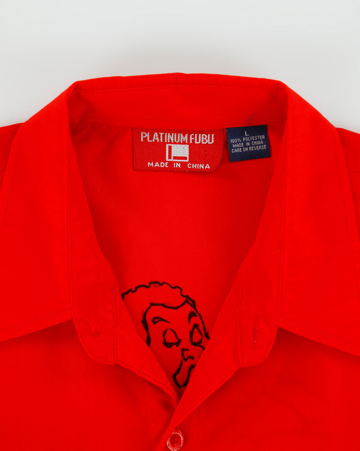 Vintage 1990s Platinum FUBU Fat Albert Long Sleeve Baggy Shirt - L