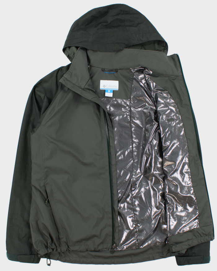 Vintage Columbia Forest Green Omni-Tech Soft Shell Mountaineering Jacket - XL