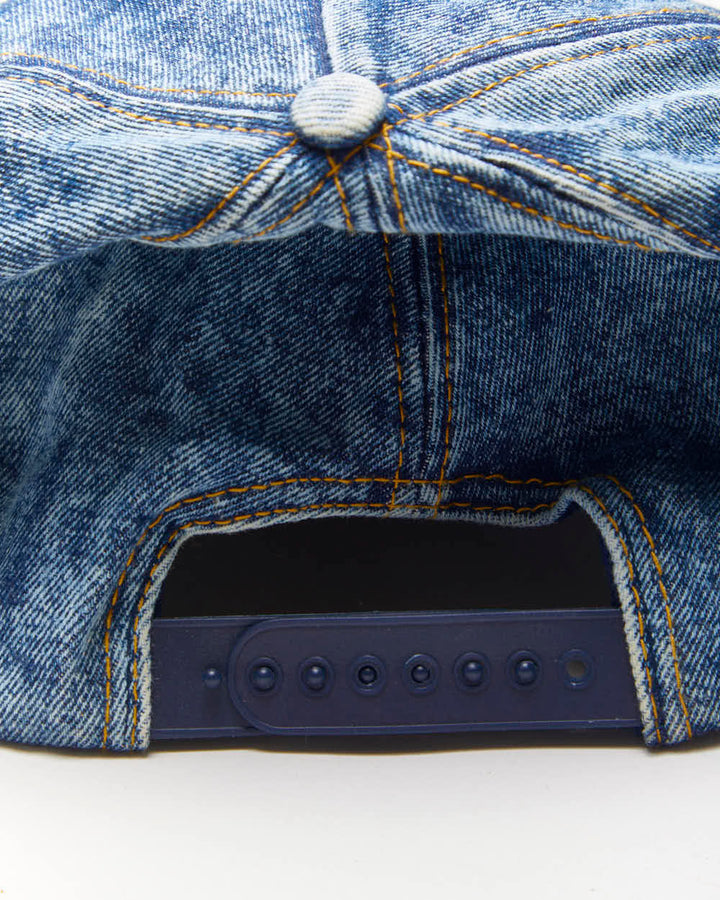 Vintage 90's Embroidered Nashville Denim Snapback - OS