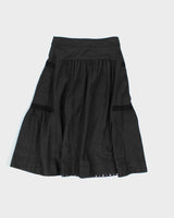 Vintage Chaie &amp; Yun Silk Angora &amp; Wool Blend Skirt - S