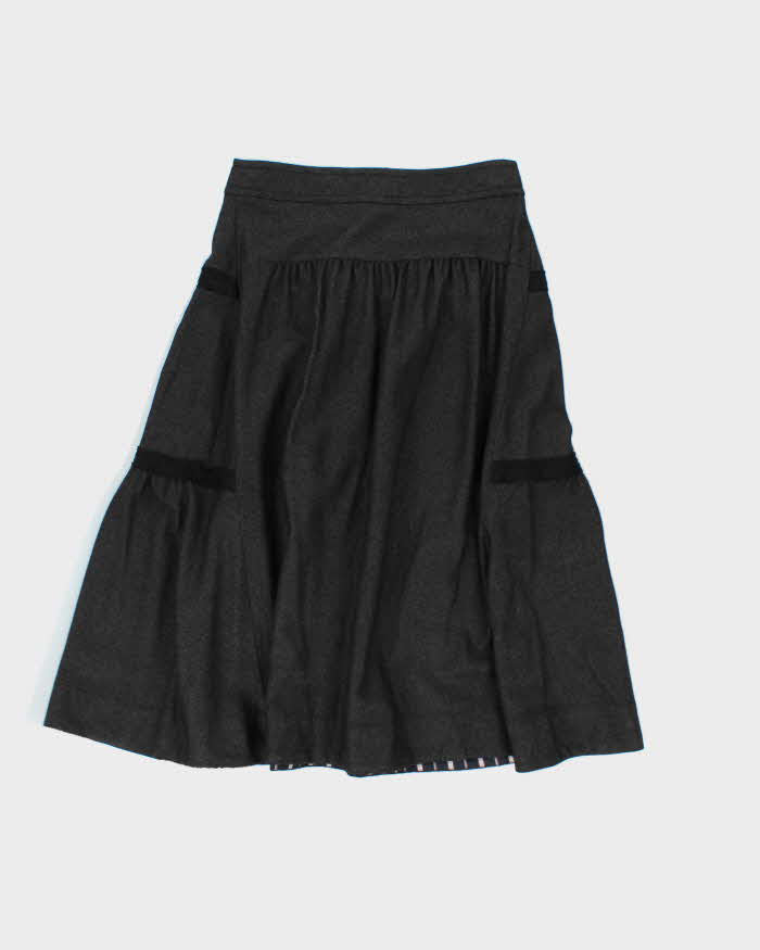 Vintage Chaie &amp; Yun Silk Angora &amp; Wool Blend Skirt - S