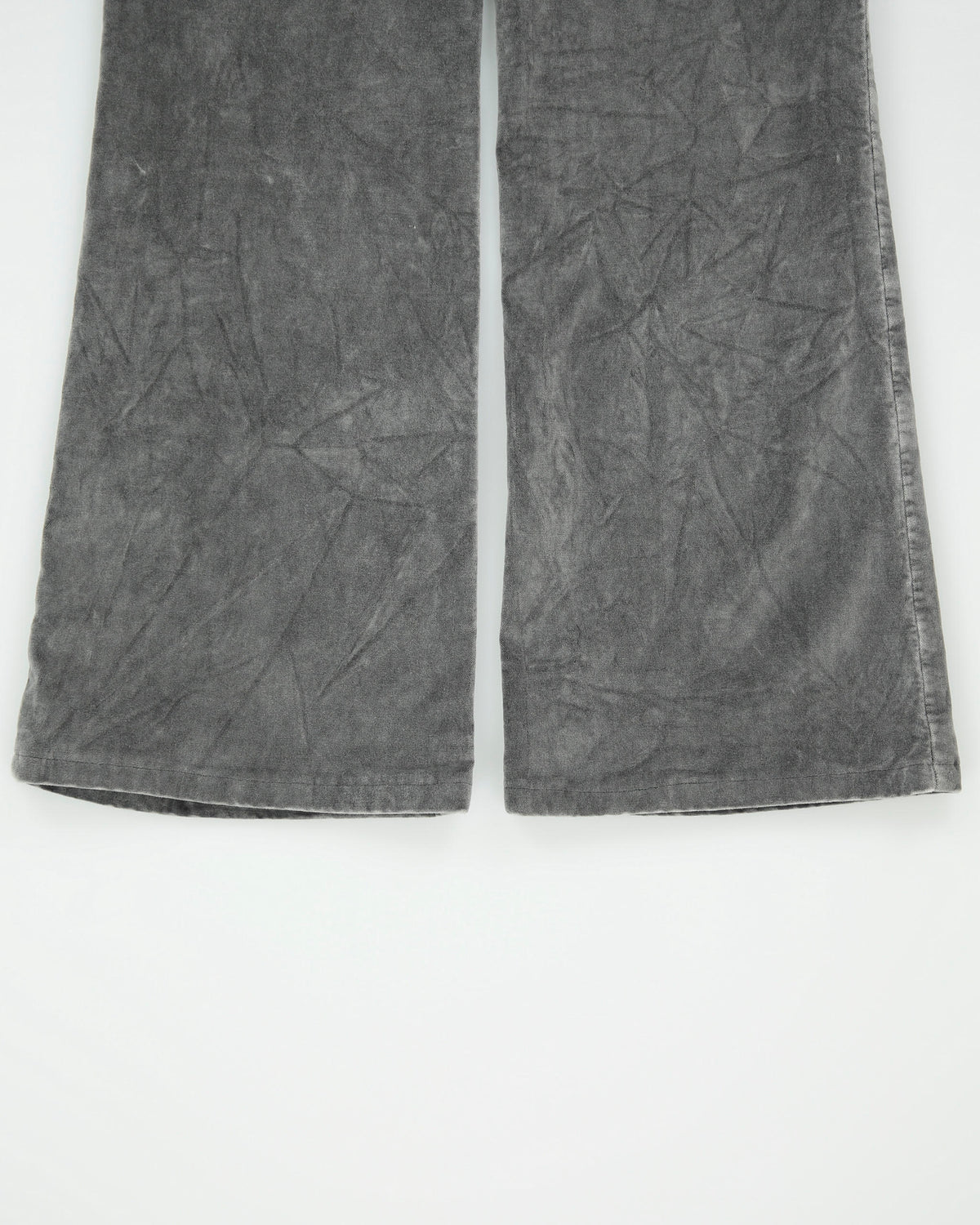 Vintage Y2K 00s Guess Jeans Women's Low Rise Velour Stretch Denim Made In USA Patch Pocket Bootcut Trousers - W27 L28