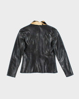 Vintage Y2k 00s Morgan De Toi Cheetah Leather Jacket - S