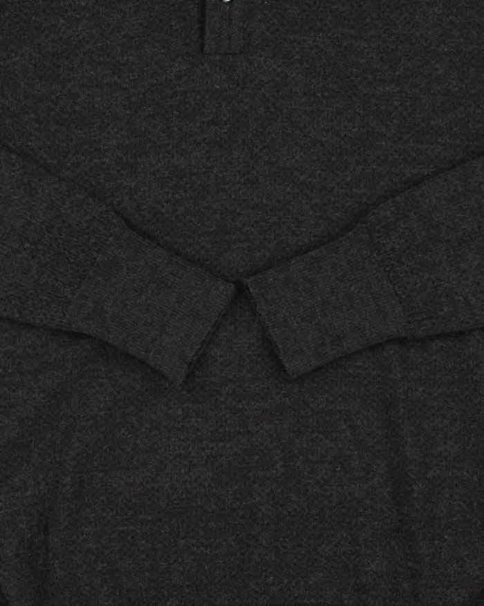 Vintage 00s Bikkembergs Wool Button Collared Knit Jumper - XL