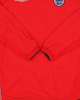 Vintage 2004-06 Umbro England Euros Long Sleeve Away Football Shirt - L